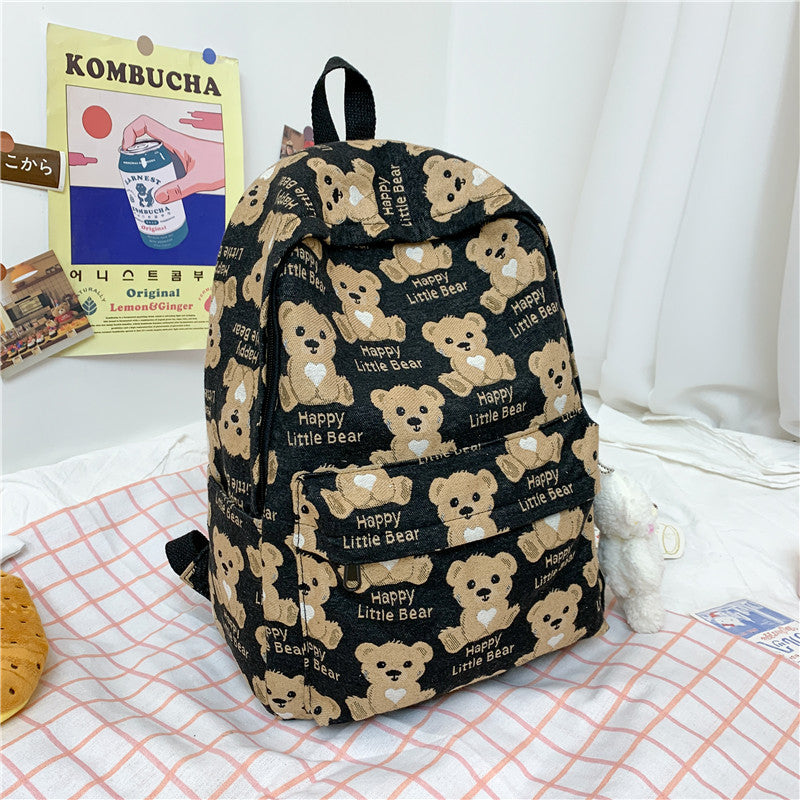 Large Capacity Casual Backpack Girls Travel Simple Trendy Computer Backpack High School Students Fashion Backpack