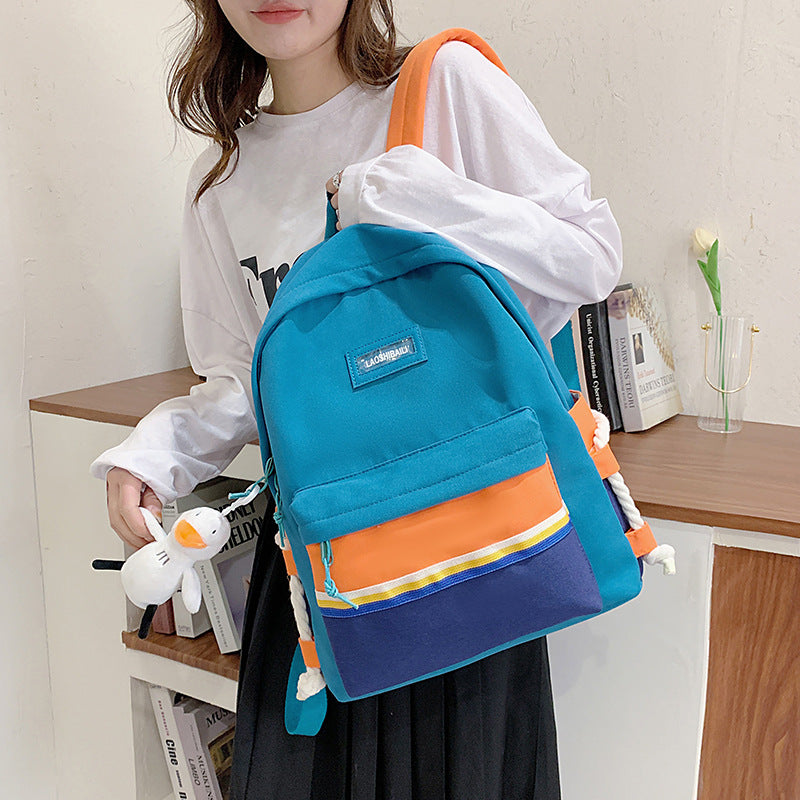 New Trendy Large Capacity Schoolbag Female Student Japanese And Korean Backpack Casual Backpack