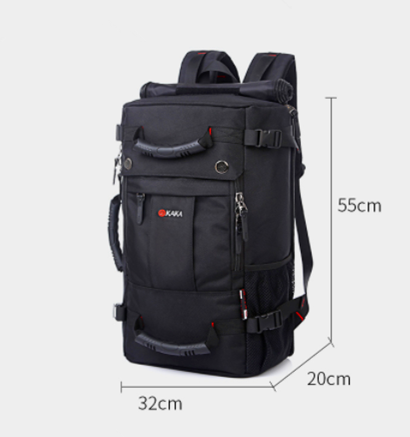 New Large Capacity Backpack Men's Travel Bag Casual Backpack Three Use Student Computer With Lock Waterproof Backpack