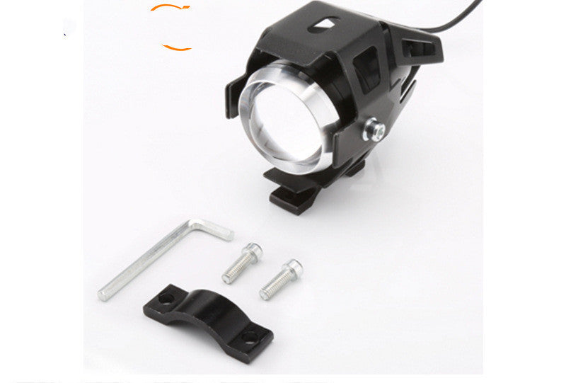 Waterproof LED Motorcycle Headlights Auxiliary Lamp Spotlight High Power U5 12V