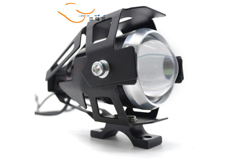 Waterproof LED Motorcycle Headlights Auxiliary Lamp Spotlight High Power U5 12V