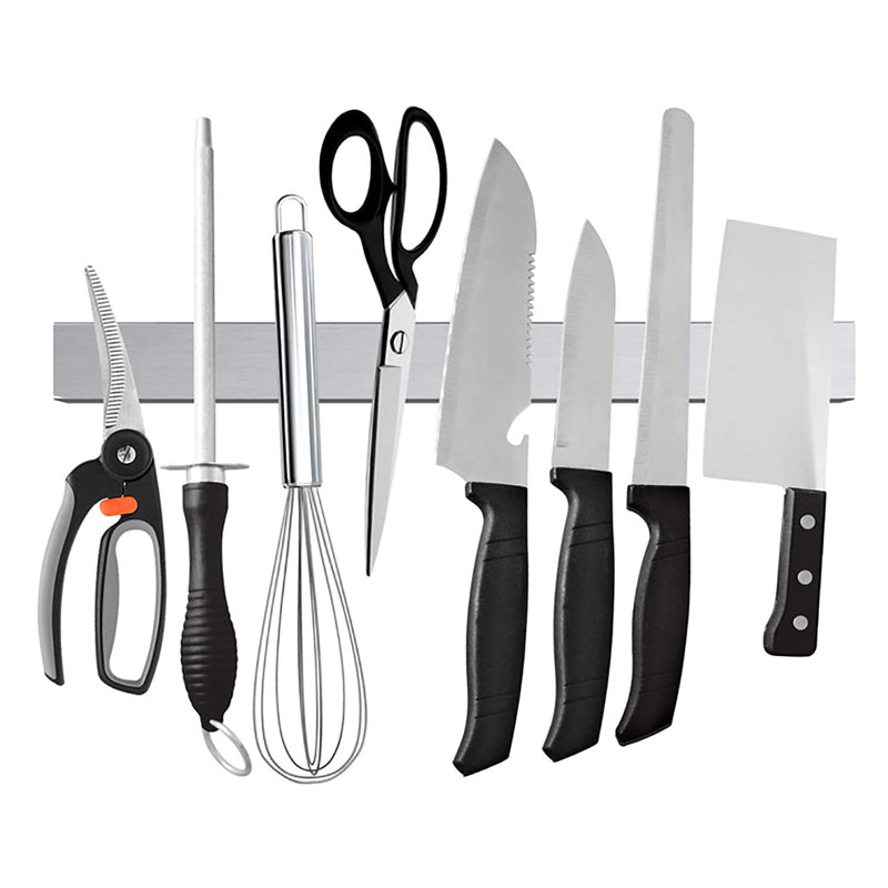 40/50cm Stainless Steel Magnetic Wall-Mounted Rack Kitchen Knives Holder_6