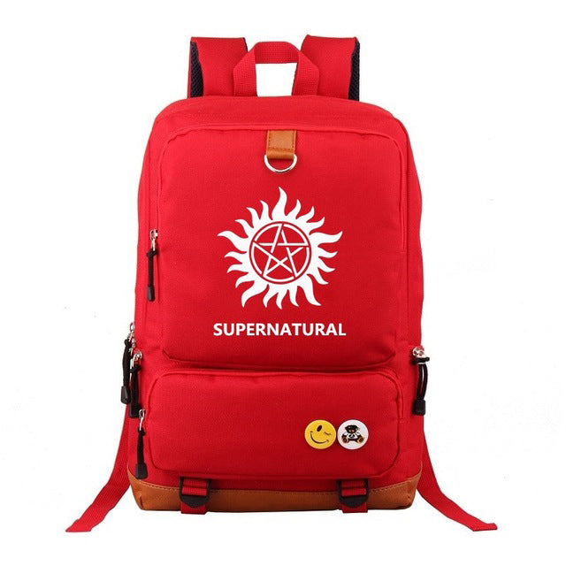 Supernatural Backpack for Women Men Bags