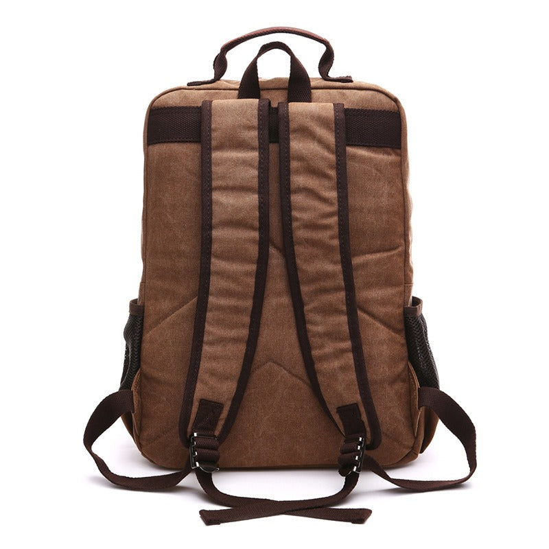 canvas bag rolling backpack canvas backpack odm fahion rucksack waxed canvas backpack for men