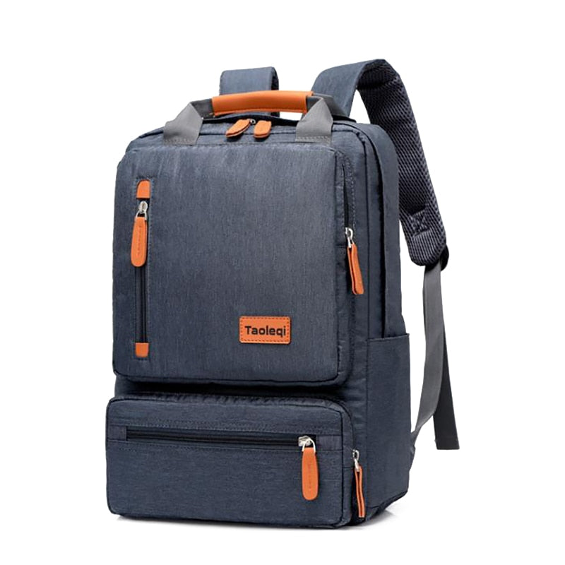 Casual Business Men Computer Backpack Light 15 inch Laptop Bag Waterproof Oxford cloth Lady Anti-theft Travel Backpack Gray