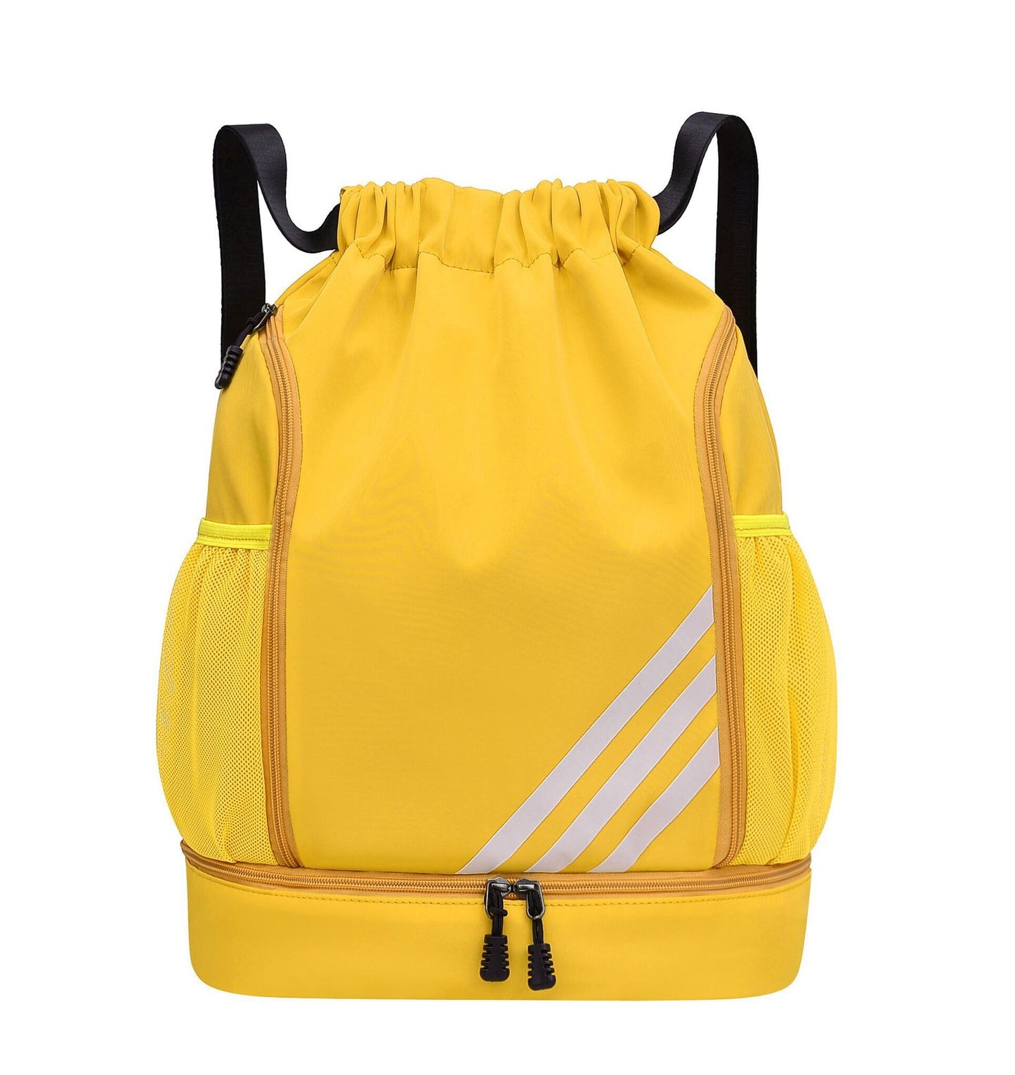 Thickened backpack, large capacity, ultra-light dry and wet separation sports swimming bag, drawstring training backpack