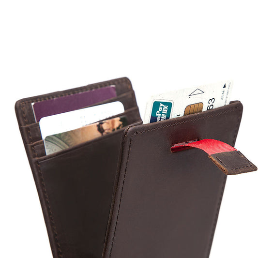 Men's Dollar Clip RFID Antimagnetic Card Holder Multifunctional Wallet Card Holder Fashion Wallet