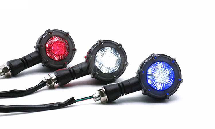 Turn Signal Lights, Motorcycle Modification LED Two-Color Water Indicator Signal