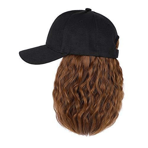 Synthetic wig Women's hooded wig European and American personalized wool roll wig