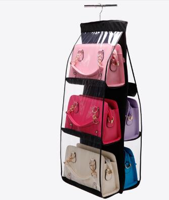 Family Organizer Backpack handbag Storage Bags Be Hanging Shoe Storage Bag High Home Supplies 6 Pocket Closet Rack Hangers