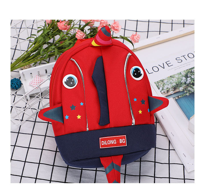 New type backpack kindergarten cartoon digital printing backpack lightweight children's burden relief ridge protection backpack