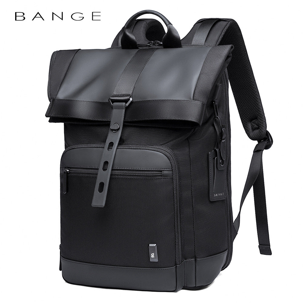 New Backpack Business Travel Men's Backpack Business Travel Large Capacity Simple Schoolbag College Student Backpack Men