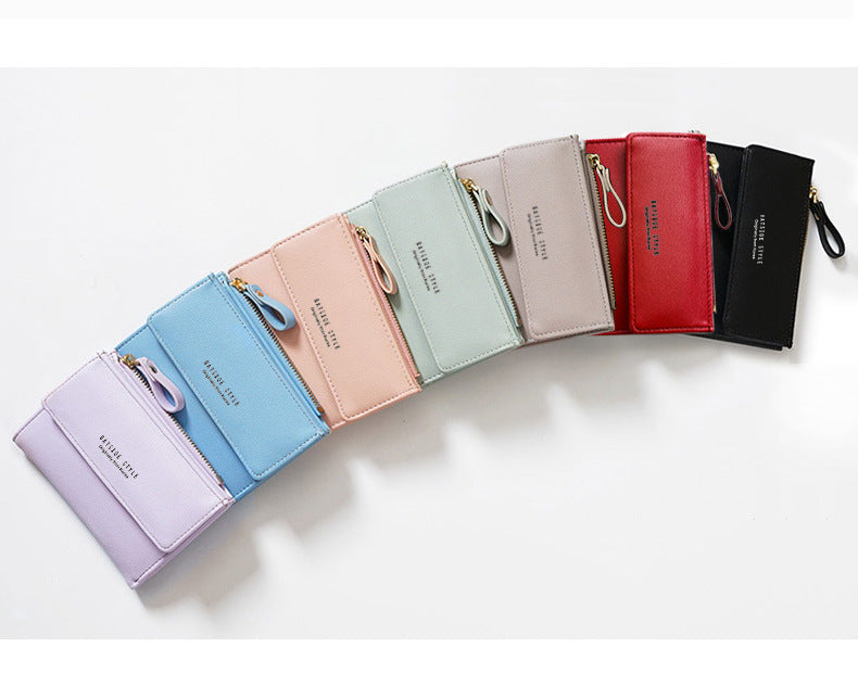 Women's Short Wallet Women's Wallet New Korean Version Small Wallet with Multiple Card Positions