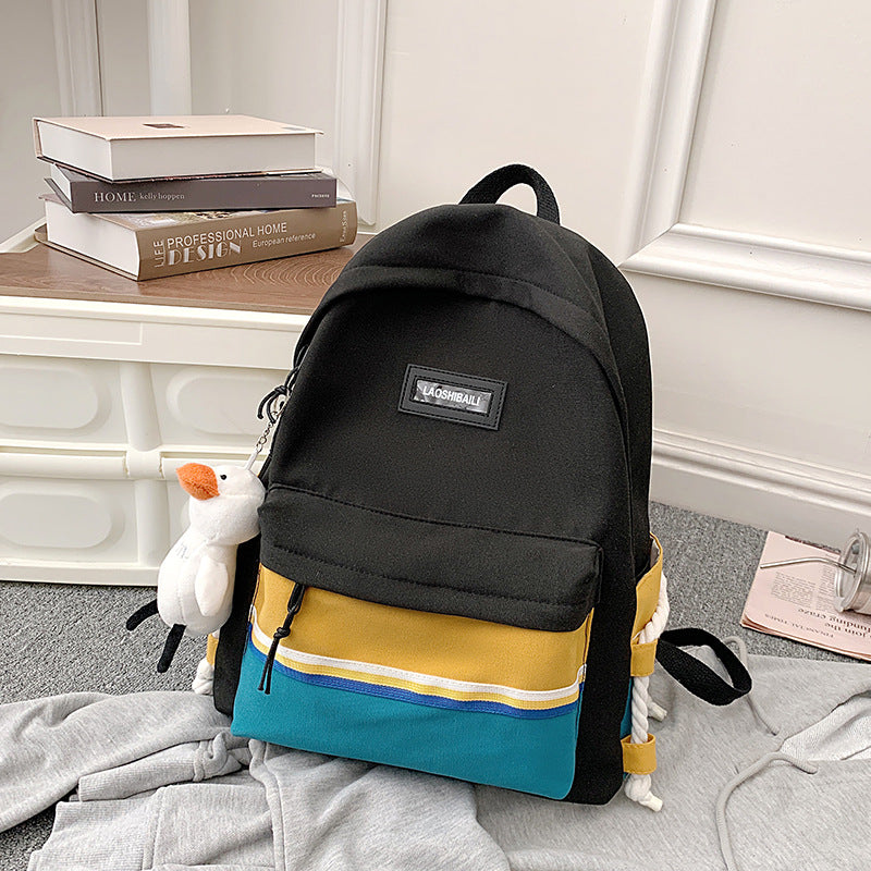 New Trendy Large Capacity Schoolbag Female Student Japanese And Korean Backpack Casual Backpack