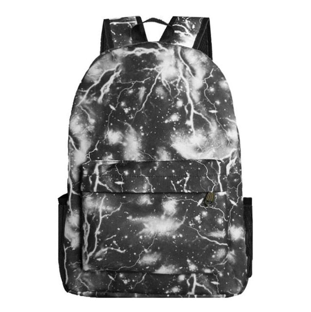 School Bag noctilucous Luminous backpack student bag Notebook backpack Daily backpack Glow in the Dark