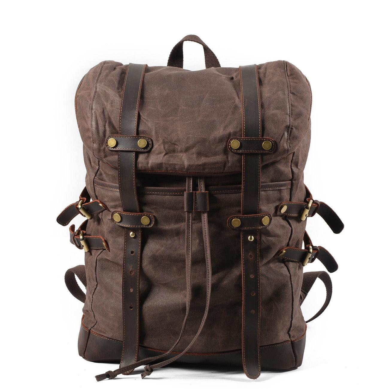 Canvas Men Bag Casual Shoulder Backpack Men Waterproof Outdoor Travel Bag Student Schoolbag