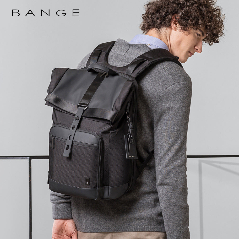 New Backpack Business Travel Men's Backpack Business Travel Large Capacity Simple Schoolbag College Student Backpack Men