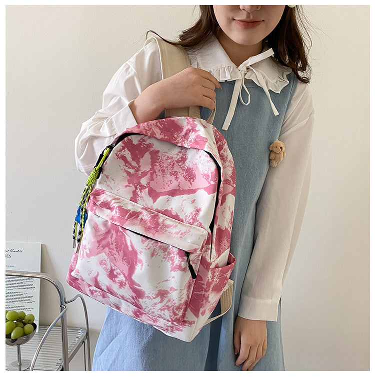 Colorful Backpack Girls Mori Small Fresh Backpack Vitality Girl Japanese Junior High School High School Student School Bag