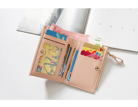 Women's Short Wallet Women's Wallet New Korean Version Small Wallet with Multiple Card Positions