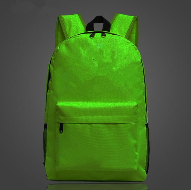 School Bag noctilucous Luminous backpack student bag Notebook backpack Daily backpack Glow in the Dark