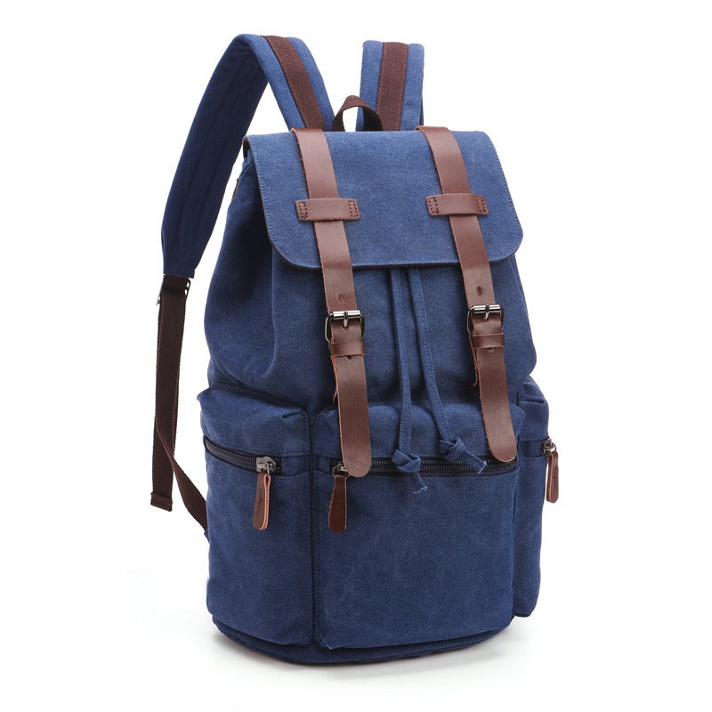 Durable casual large capacity travel bag computer backpack junior high school student school bag backpack Canvas