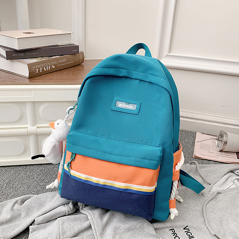 New Trendy Large Capacity Schoolbag Female Student Japanese And Korean Backpack Casual Backpack