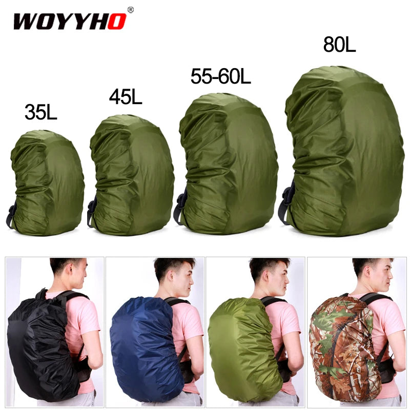 35-80L Backpack Rain Cover Outdoor Hiking Climbing Bag Cover Waterproof Rain cover For Backpack