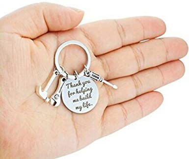 Keychain for Dad Stepfather From Daughter Son